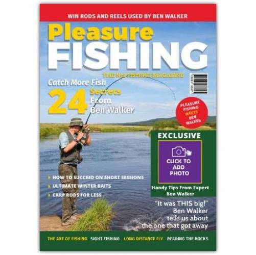 Pleasure Fishing One Photo Greeting Card