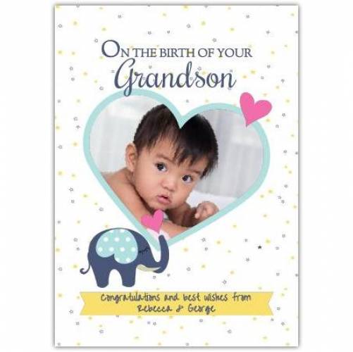 New Baby Any Relative Elephant Greeting Card