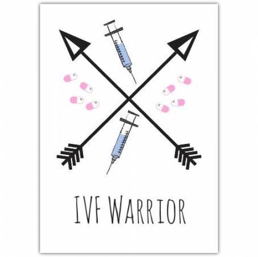 IVF Pregnancy Brave Strong Greeting Card