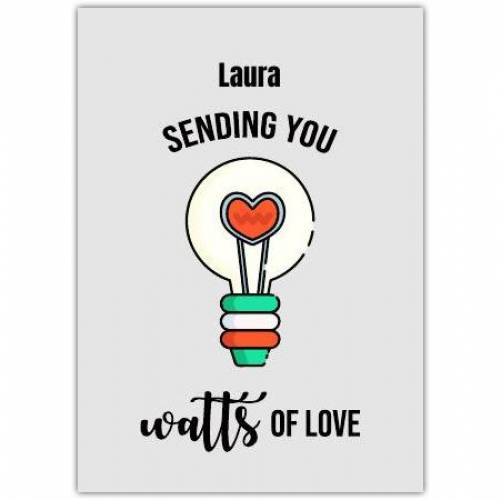 Friend Sending Love Punny Greeting Card
