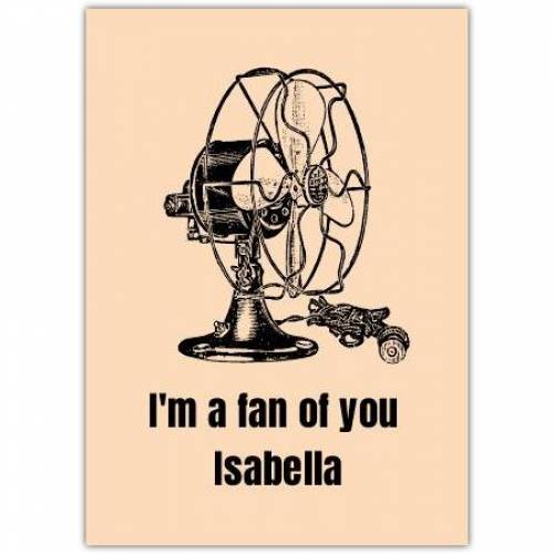 Valentines Day Etc Fan Pun Greeting Card