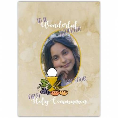 To A Wonderful Relation On Your First Holy Communion Card