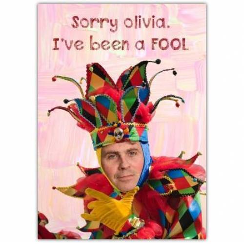 Sorry, I've Boon A Fool Card