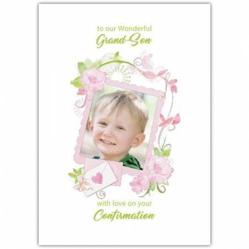 Wonderful Grandson On Your Confirmation Card