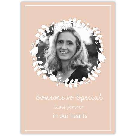 Sympathy Pastel Pink With Small Flowers Card