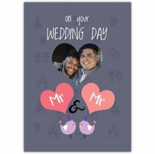 On Your Wedding Day Mr & Mr  Card
