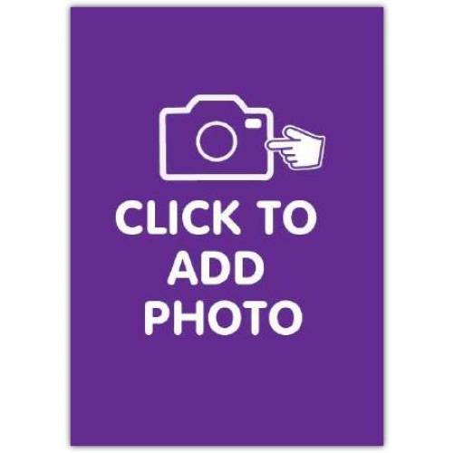 1-Photo Upload on Cover of Greeting Card