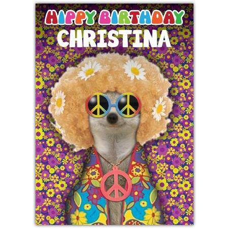 Happy Birthday Groovy Meerkat Birthday Card