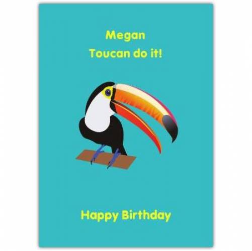 Happy Birthday Toucan Humor  Card