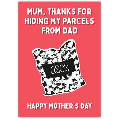 Mothers Day Funny Shopping Greeting Card