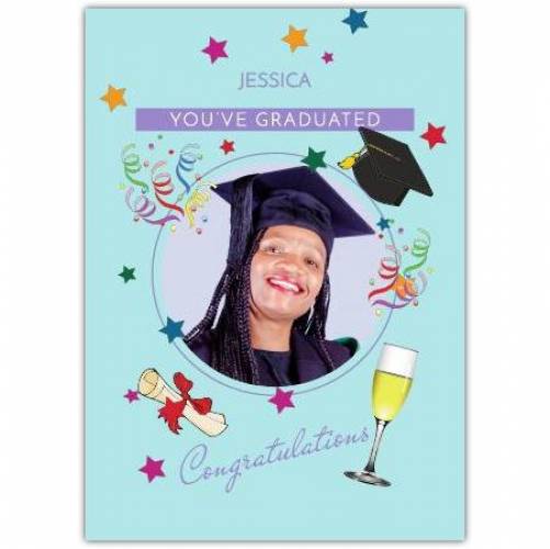 Graduation Celebration Photo Greeting Card