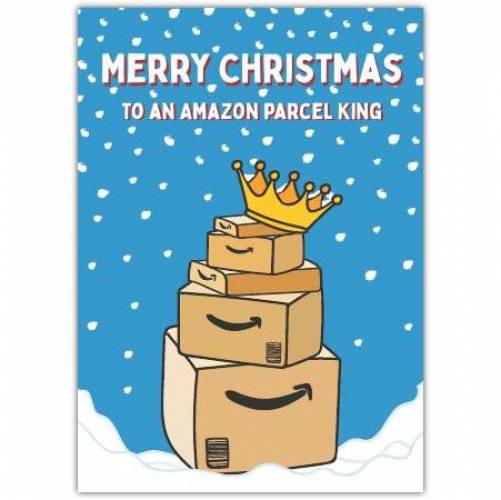 Christmas Funny King Of Amazon Greeting Card