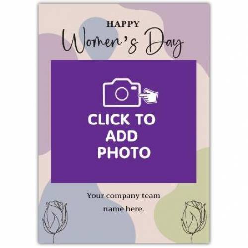 Happy Women's Day 1-Photo Card