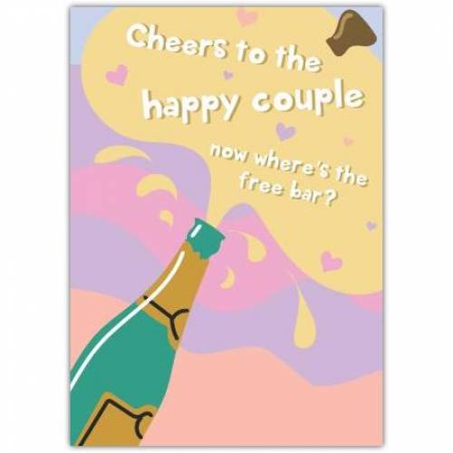 Cheers To The Couple Card