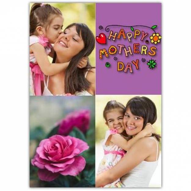 Mother mum greeting card personalised a5pzw2019013584