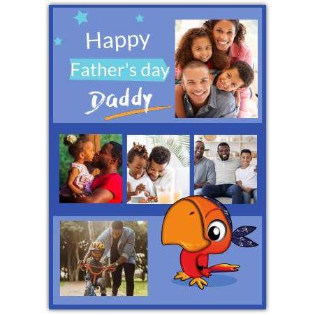 Happy Father's Day Parrot Card