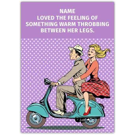 Any Occasion Funny Rude Retro Greeting Card