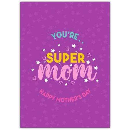 Mothers Day Special Mom Greeting Card