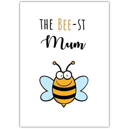 Mothers Day Bee Pun Greeting Card
