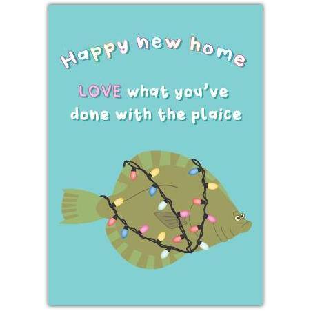 New Home Funny Fish Greeting Card