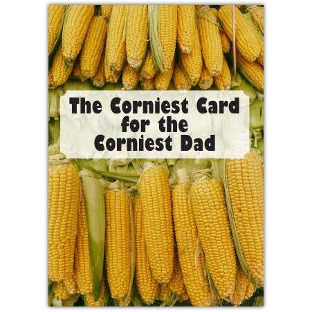 To The Corniest Dad Card