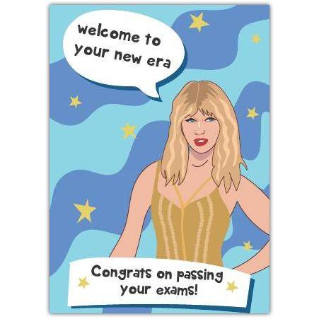 Congratulations Exams Taylor Swift Greeting Card