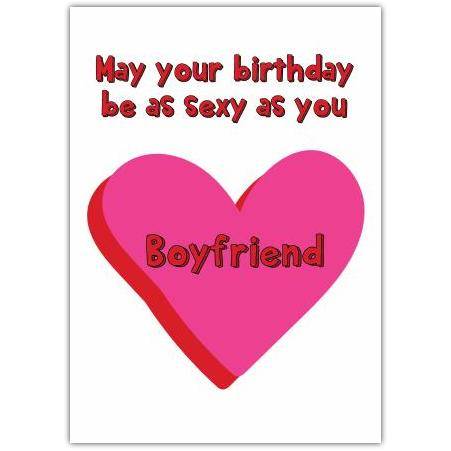 Boyfriend Sexy Heart Card