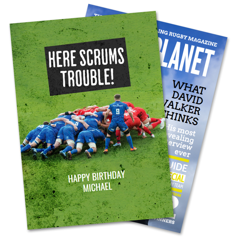 Rugby Birthday Cards