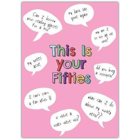 This Is Your Fifties Card