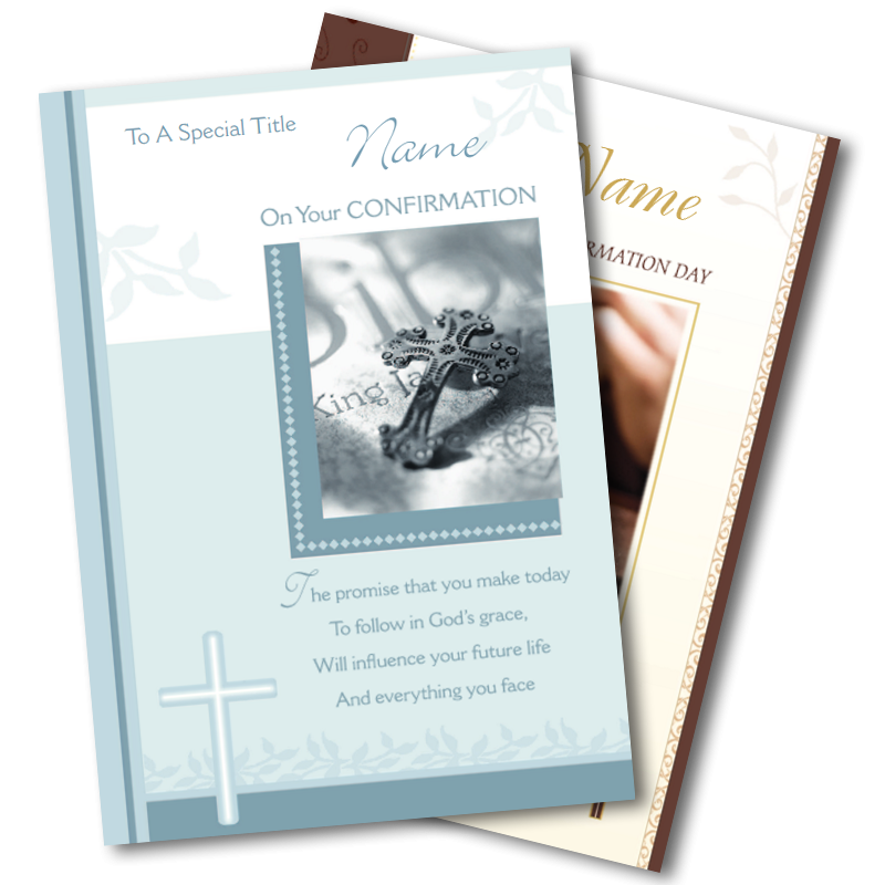 Confirmation Greeting Cards for Boys