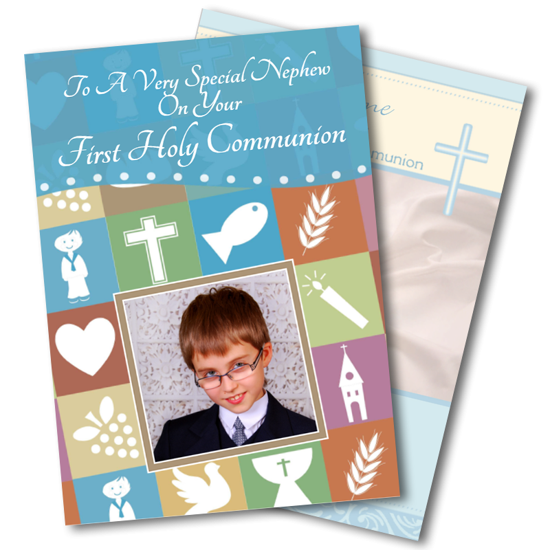 Communion Greeting Cards for Boys