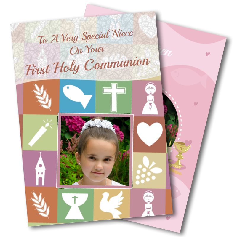Communion Greeting Cards for Girls