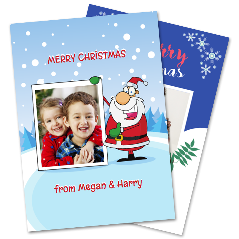 Photo Upload Christmas Greeting Cards
