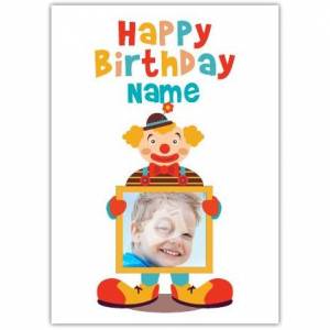 Clown Happy Birthday Card
