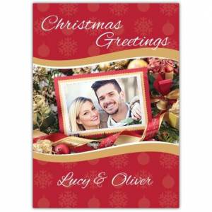 Christmas Greetings Picture Card