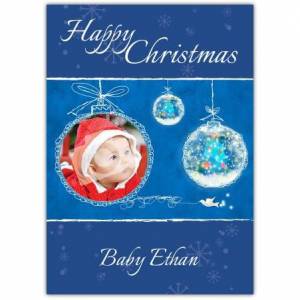 Happy Christmas Bauble Card