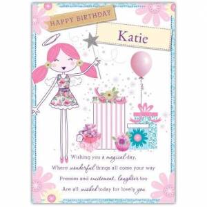 Happy Birthday Angel Birthday Card