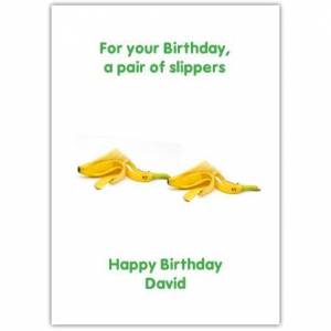 Happy Birthday Banana Humor Card
