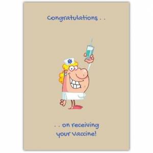 Congratulations On Receiving Your Vaccine Card