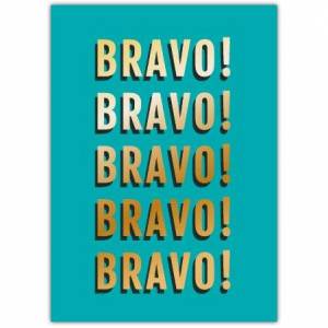 Bravo Bravo Bravo Bravo Bravo Card