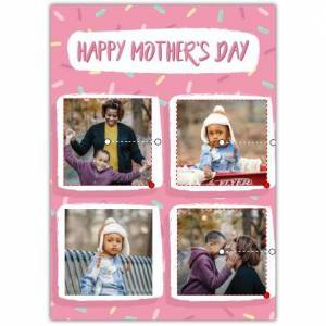 Happy Mother's Day 4 Photo Card