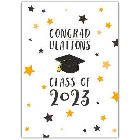 Graduation Congratulations Cap Year Greeting Card