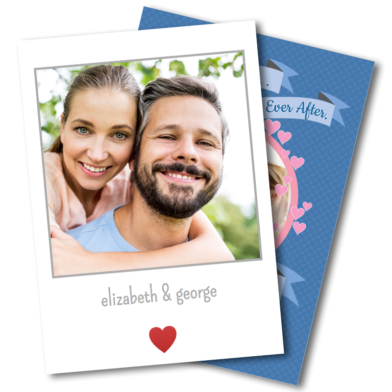 Photo Upload Wedding Greeting Cards