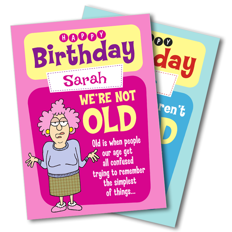 Aunty Acid Greeting Cards