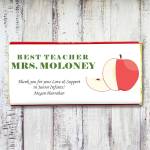 Best Teacher Personalised Chocolate Bar