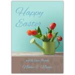 Happy Easter Tulips Card
