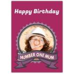 Number One Mum Happy Birthday Card