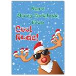 Merry Christmas Cool Rude Card