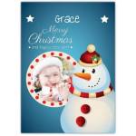 Snowman Merry Christmas Card