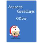 Seasons Greetings Merry Xmas Card